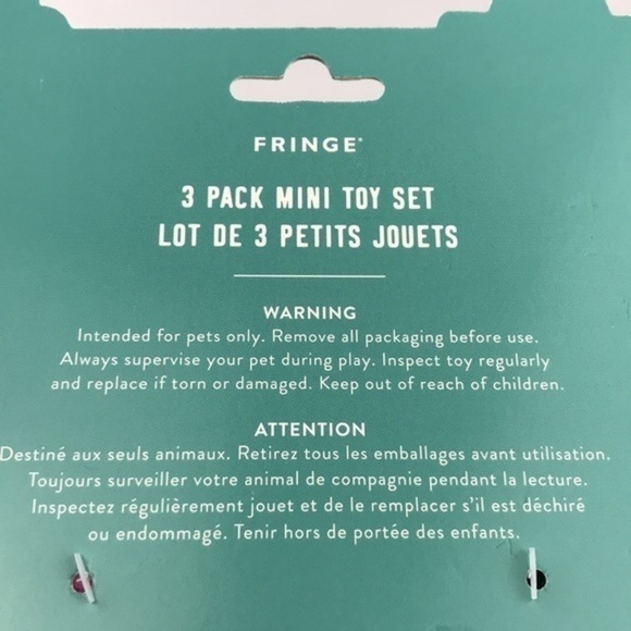 Tahari & Fringe - 4/$98 - ‘Dog Toys - pink’ bundle. SZ: Small/Medium dogs. NWT - Picture 5 of 5